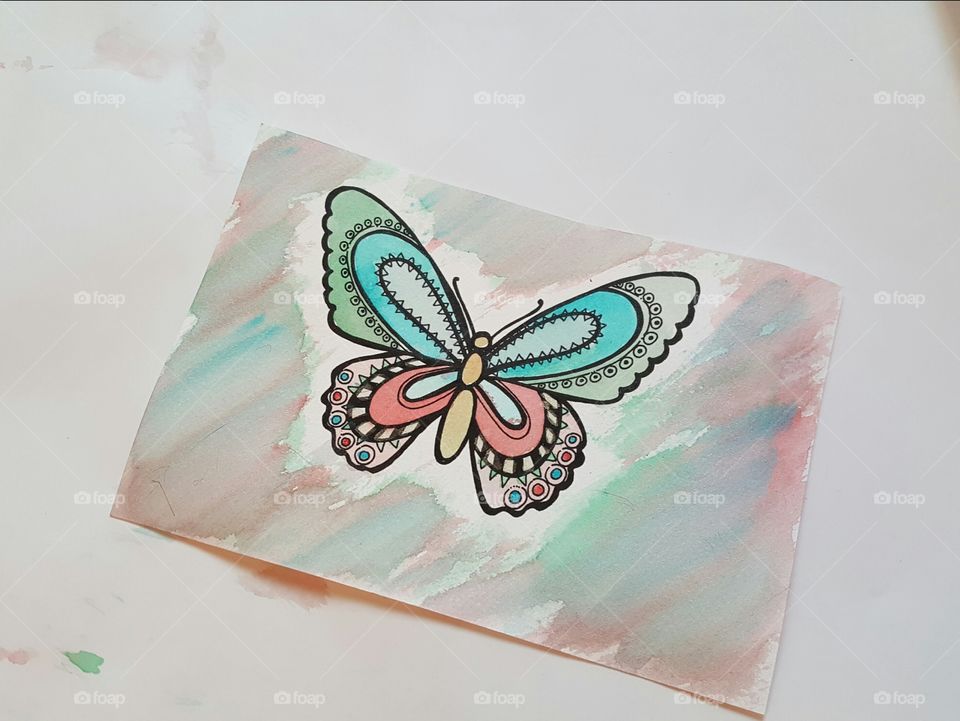 Butterfly watercolor