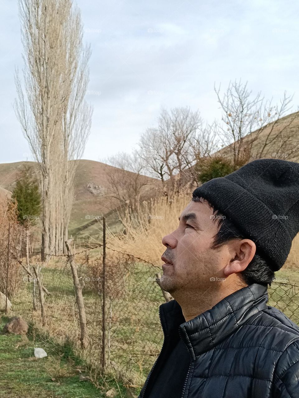 Man seen the something