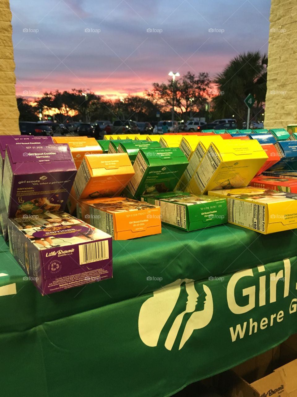 Girl Scout cookies for sale