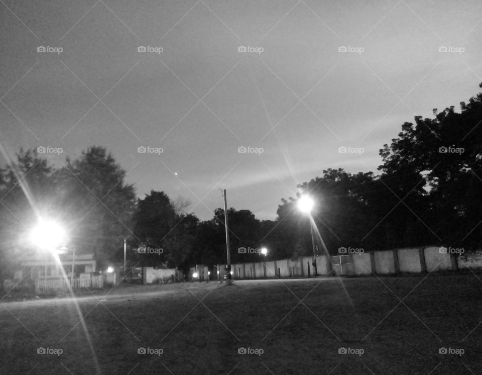 One evening in your name / A beautiful evening / Light in a photo and a beautiful photo with evening / evening and light / A photo in the evening light / Black evening Photo of bright light between