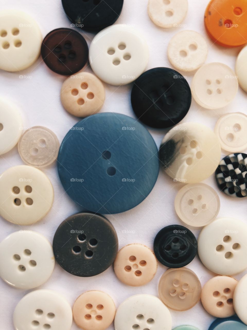 Closeup of a buttons 