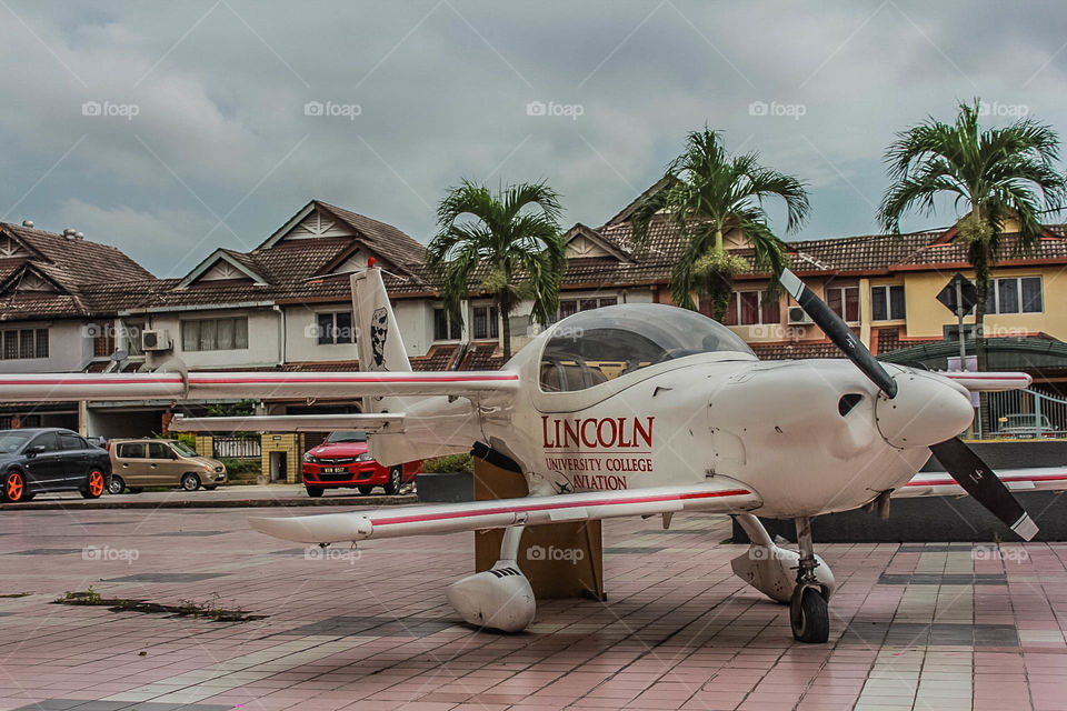 lincon university collage air plane
