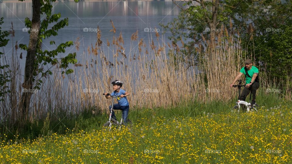 Cycling Around The Lake