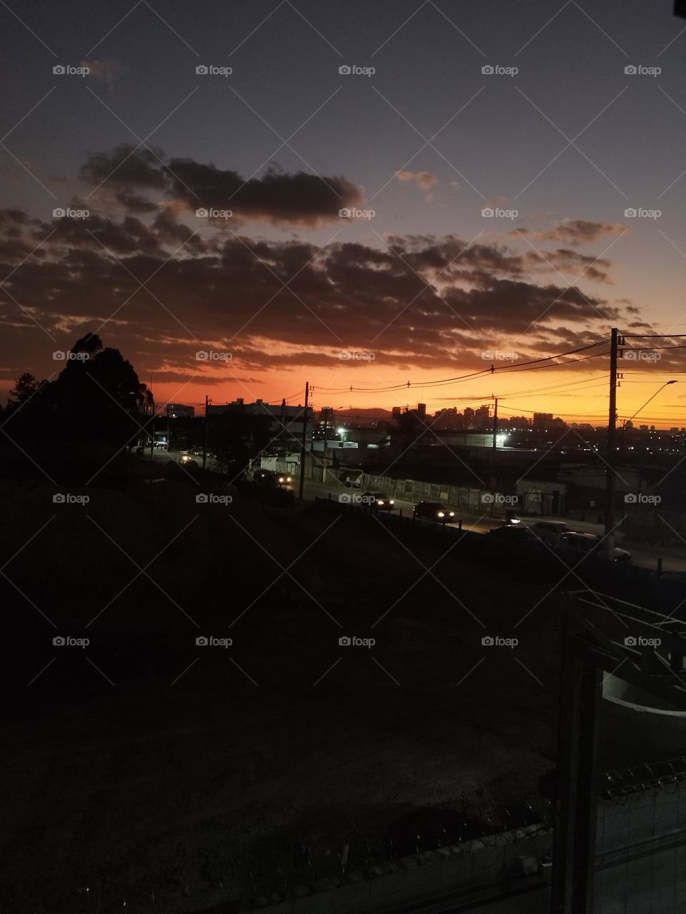 late afternoon leaving work