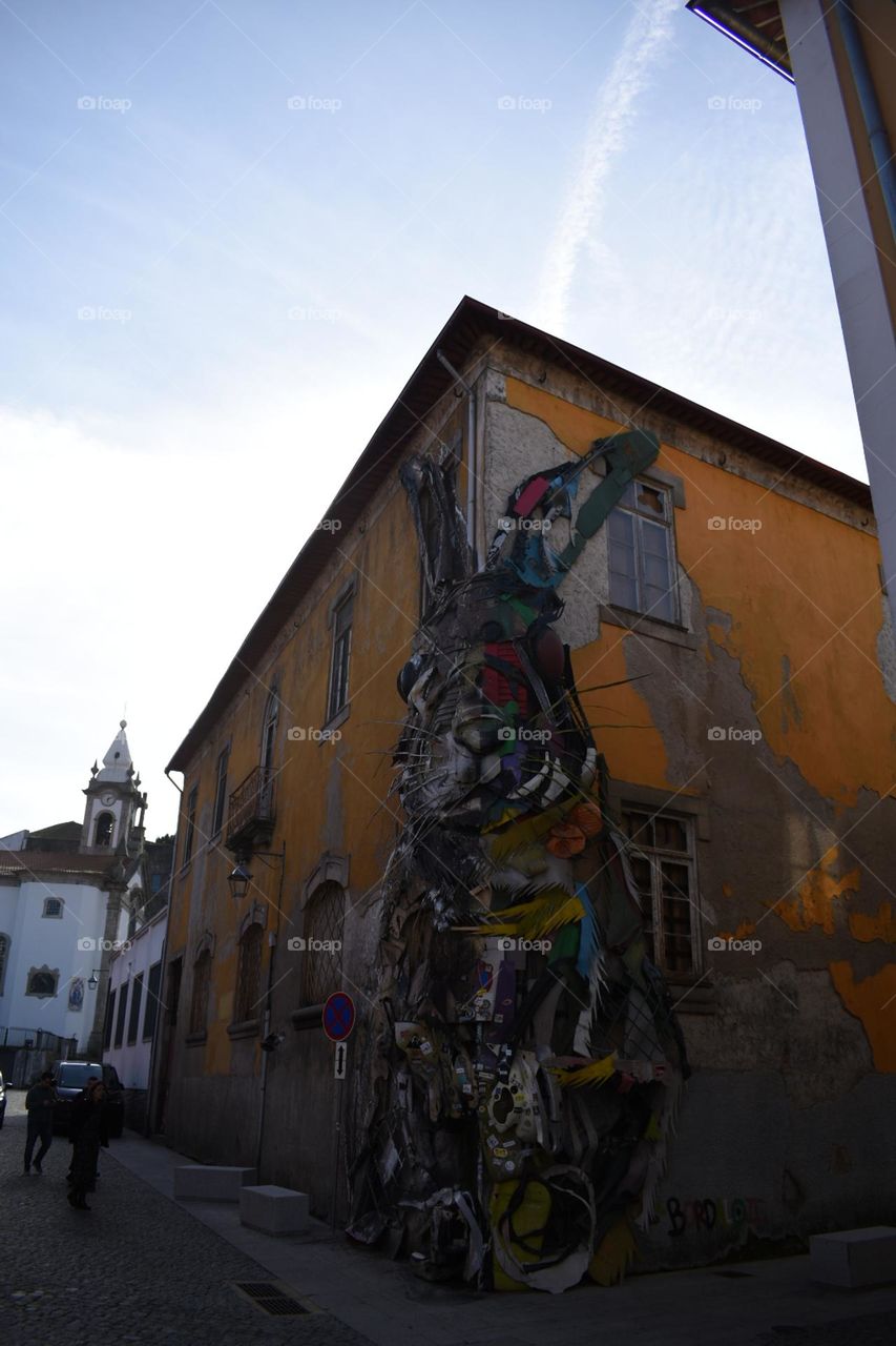 Increíble arte callejero en Vilanova do Gaia