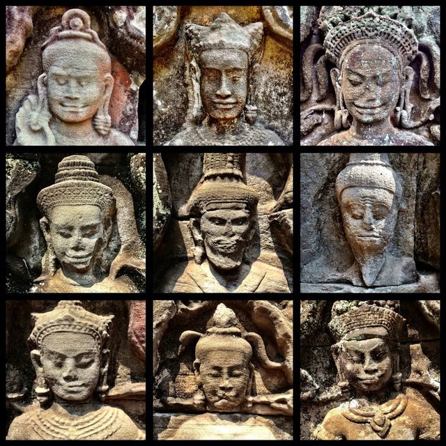 Faces of Angkor 1