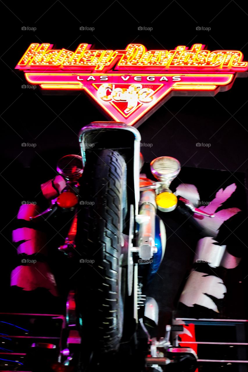 Viva Las Vegas for Harley Davidson store. Love that store. 