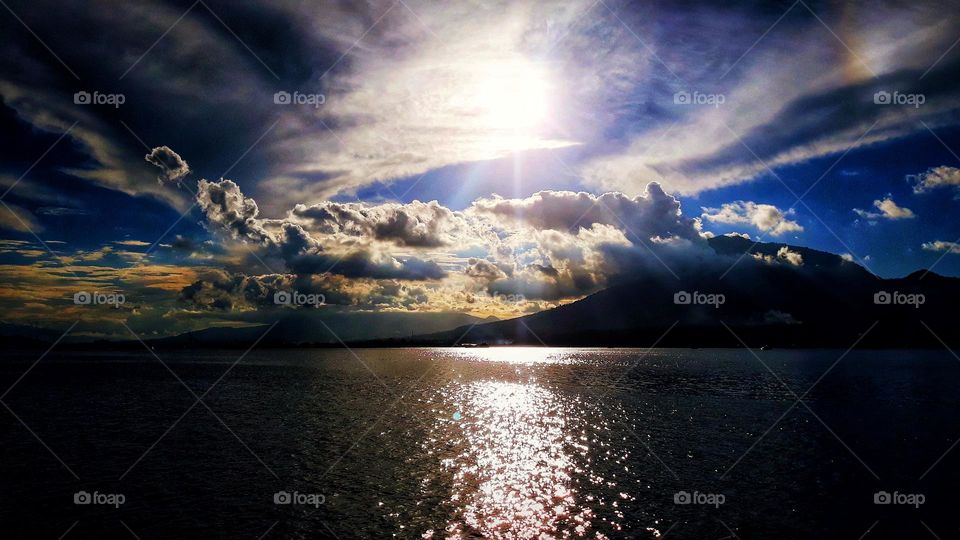 seascape, lembeh strait north sulawesi indonesia