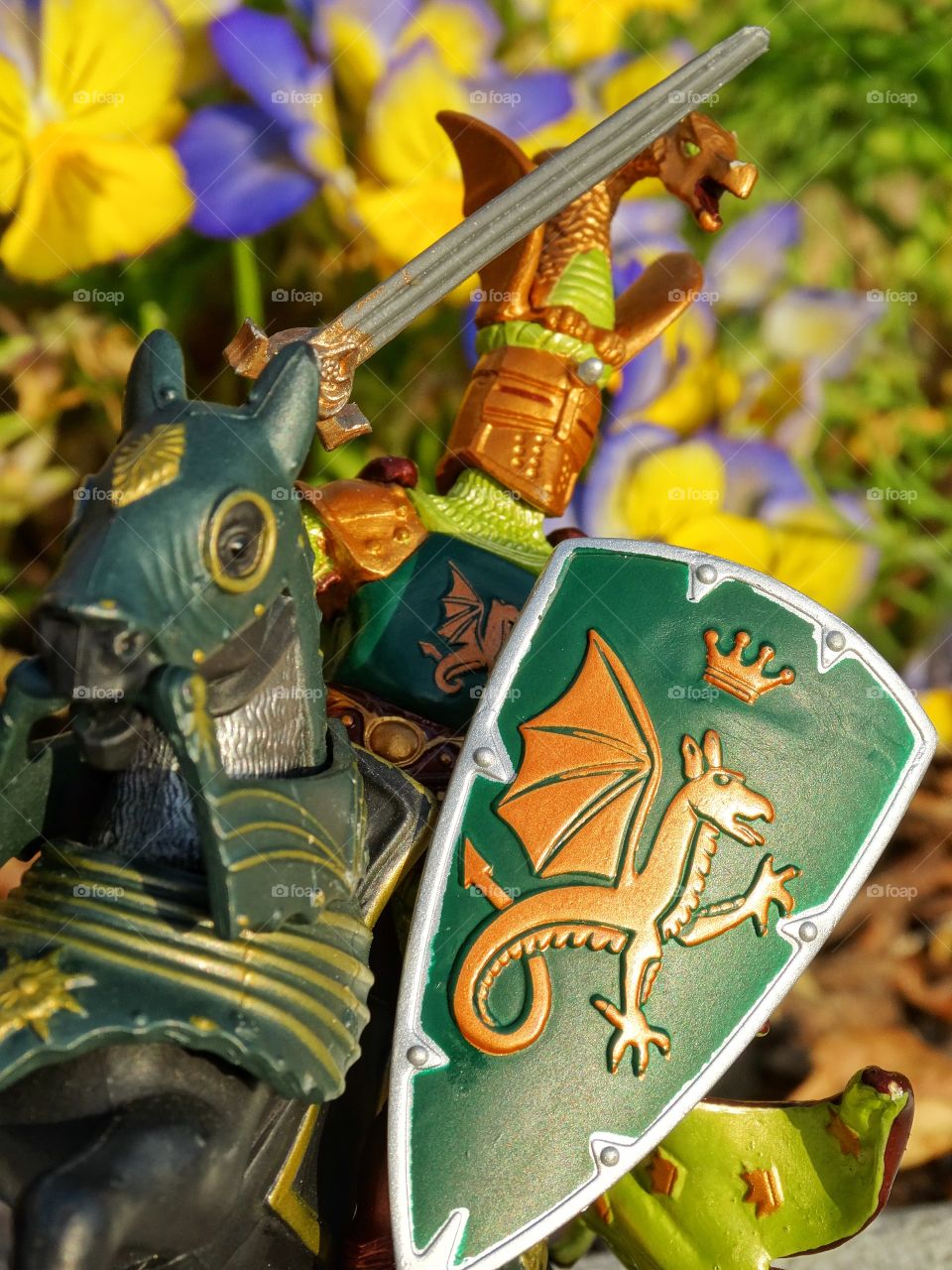 Chivalrous Knight. Childhood Medieval Knight Toy
