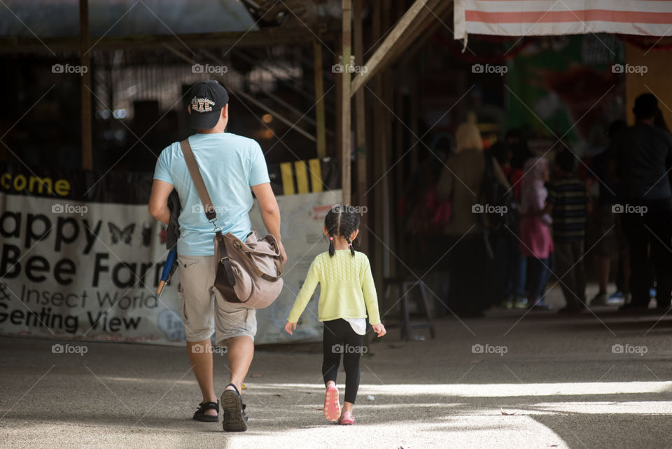 FATHER and daughter