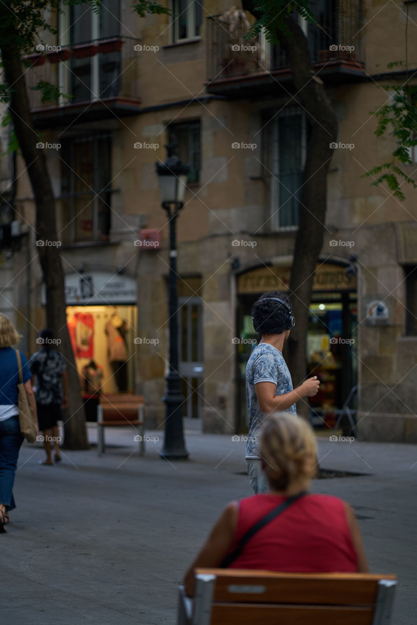 Barcelona street live