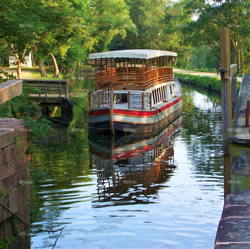 Old time boat in Virginia.