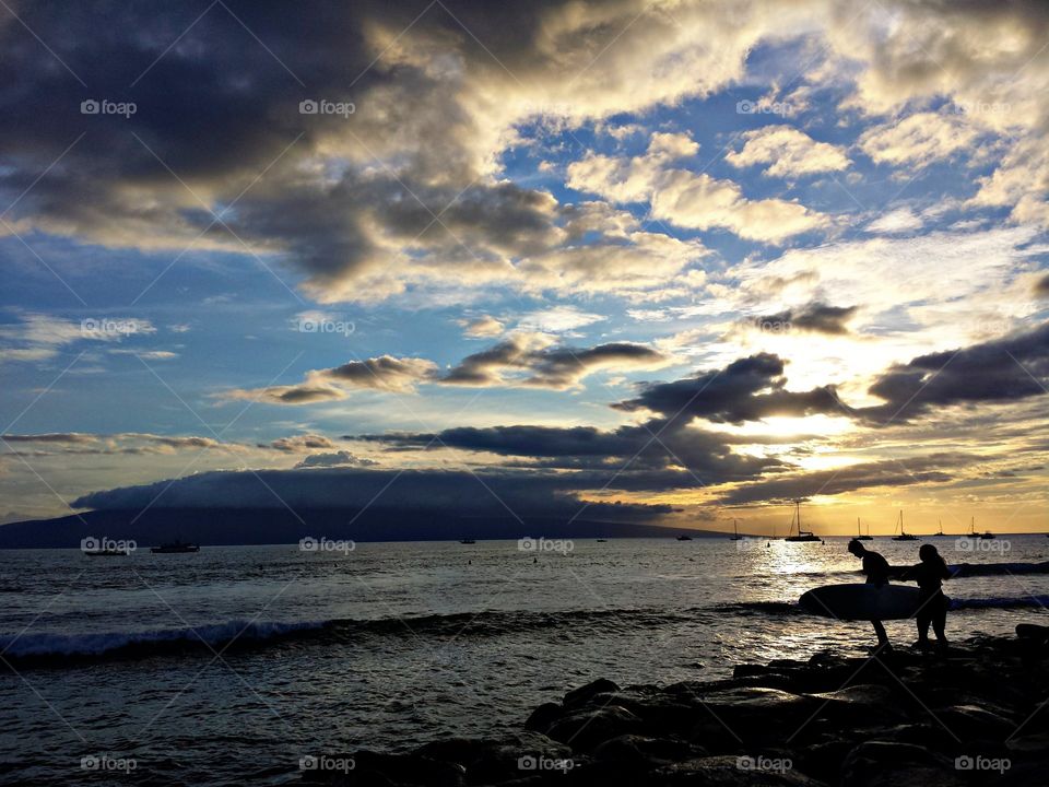 Sunset Surf. Sunset Surf