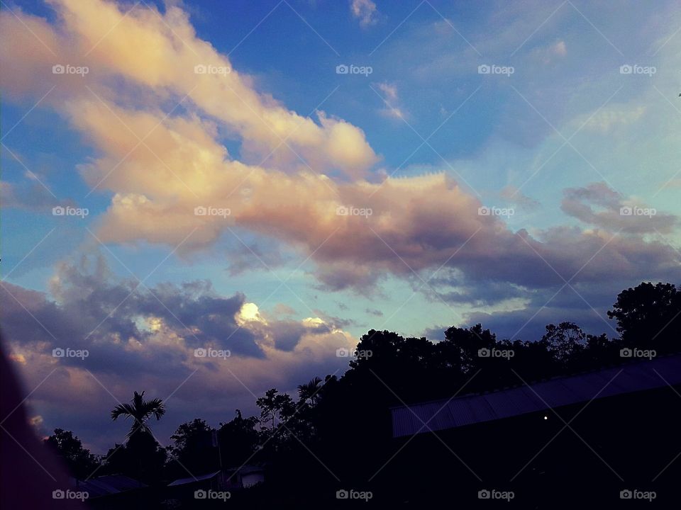 Evening sky