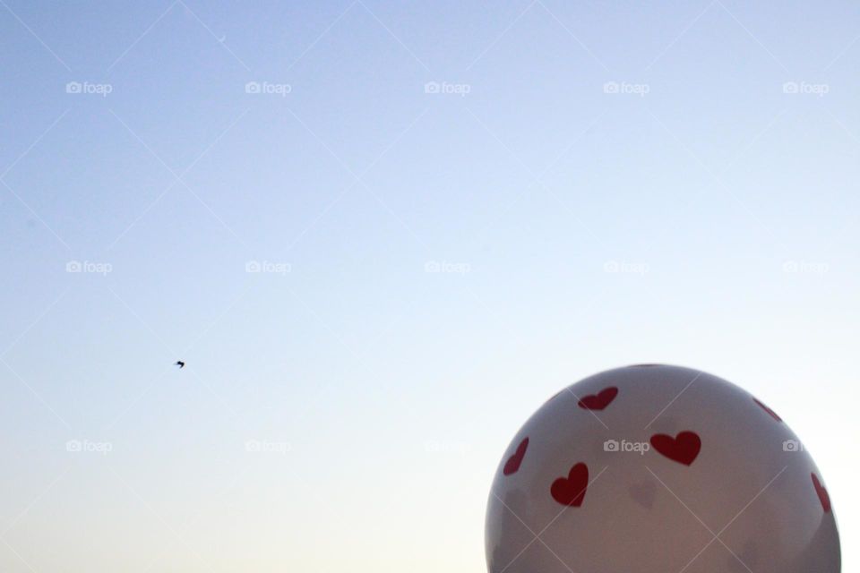 Balloons with hearts 🥰❤