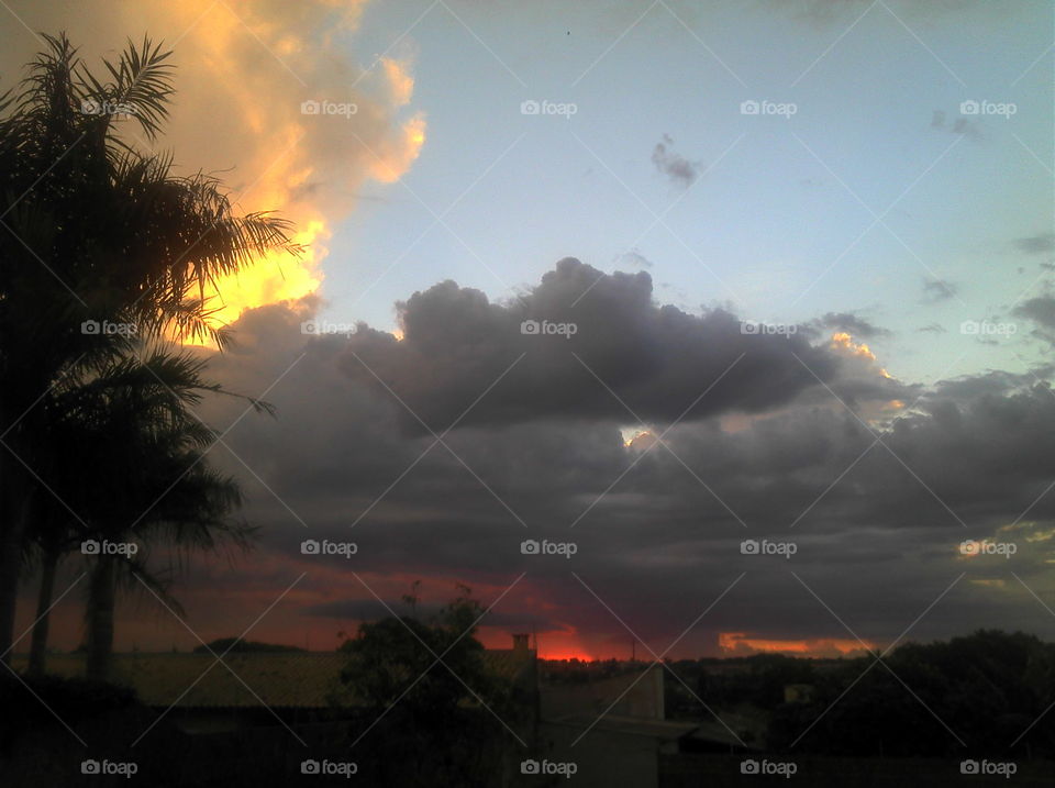 Sunset in Campo Grande 