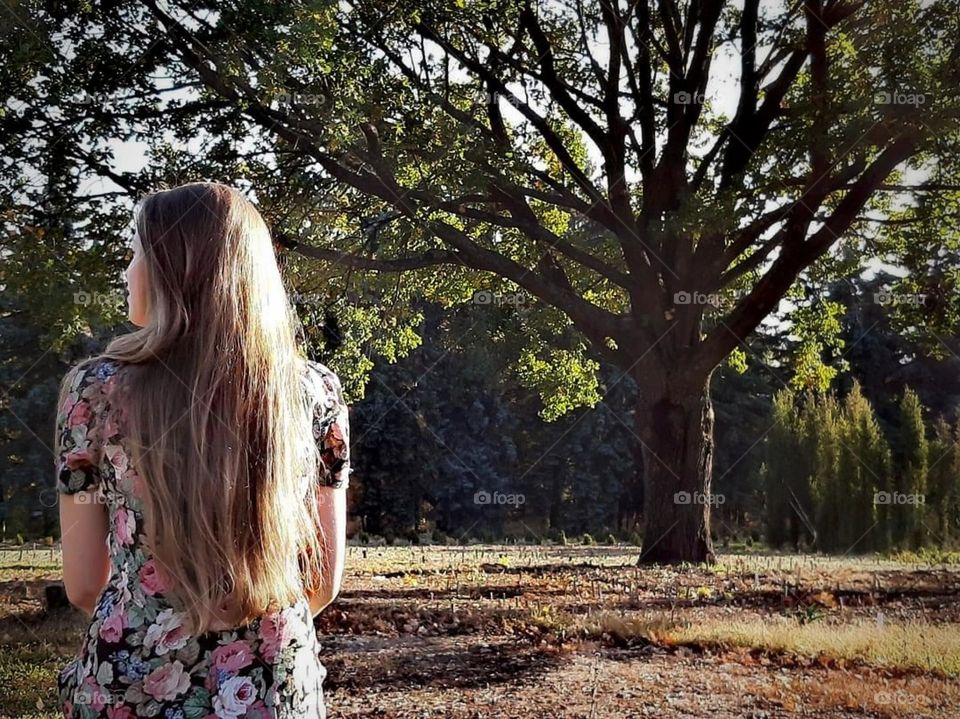 Girl in the Garden