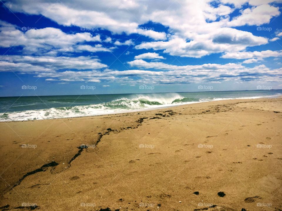 Beach clouds /New England Seacoast