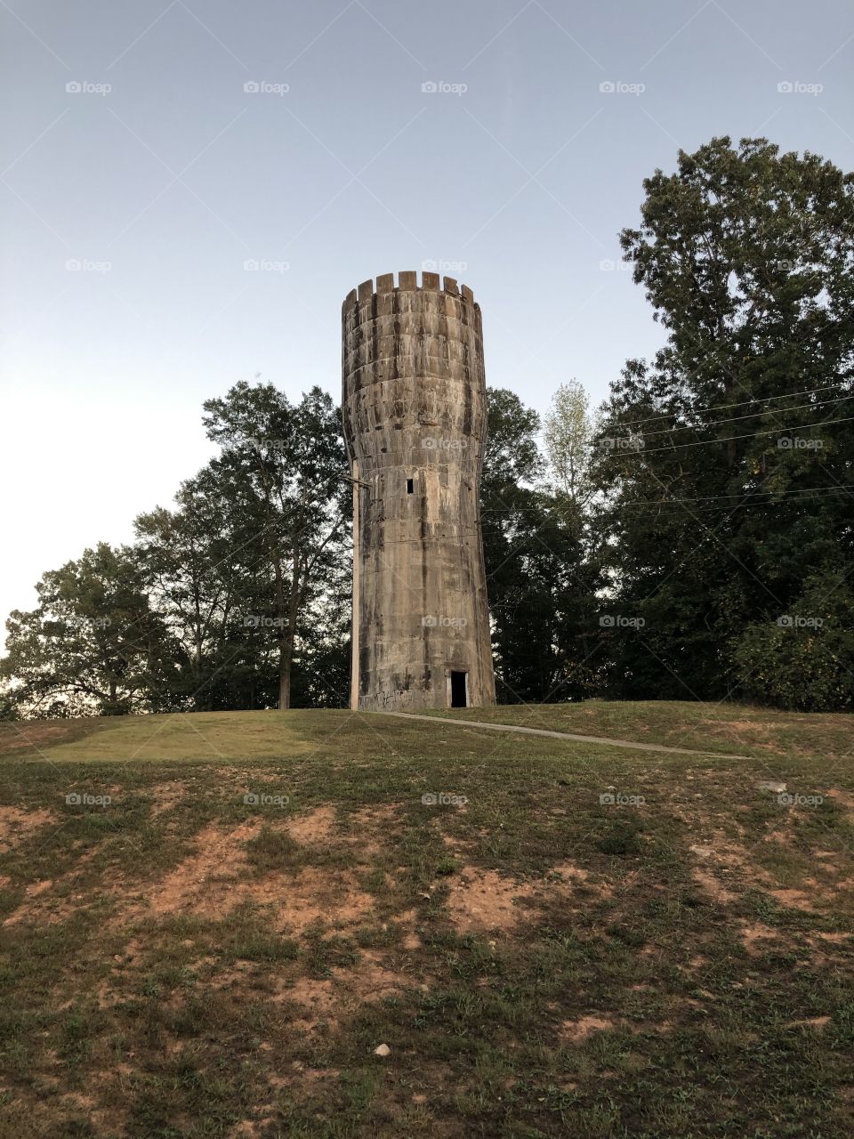 A very old water storage tower in Georgia.