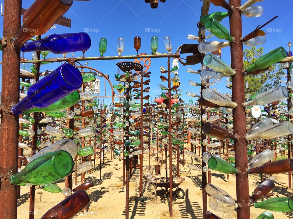 Bottle tree ranch. Bottle tree ranch on the route66