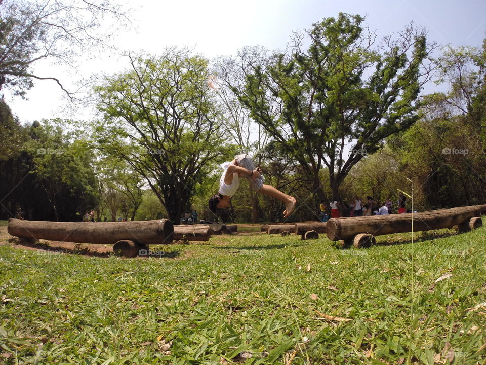 Backflip. I love being upside down...