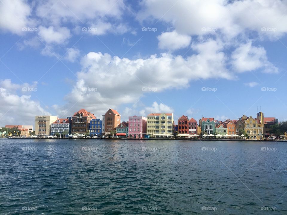 Beautiful colorful buildings