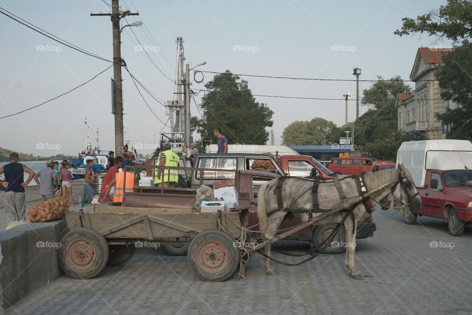 Urban scene, Sulina, Romania