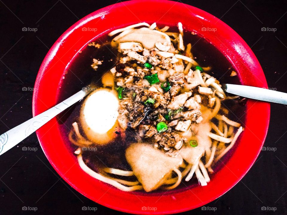 Pork noodle soup