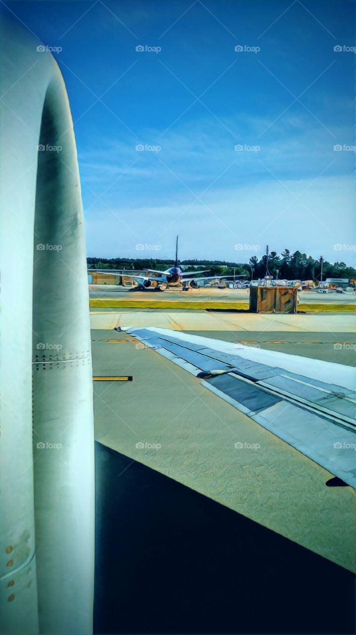 taking off Manchester NH