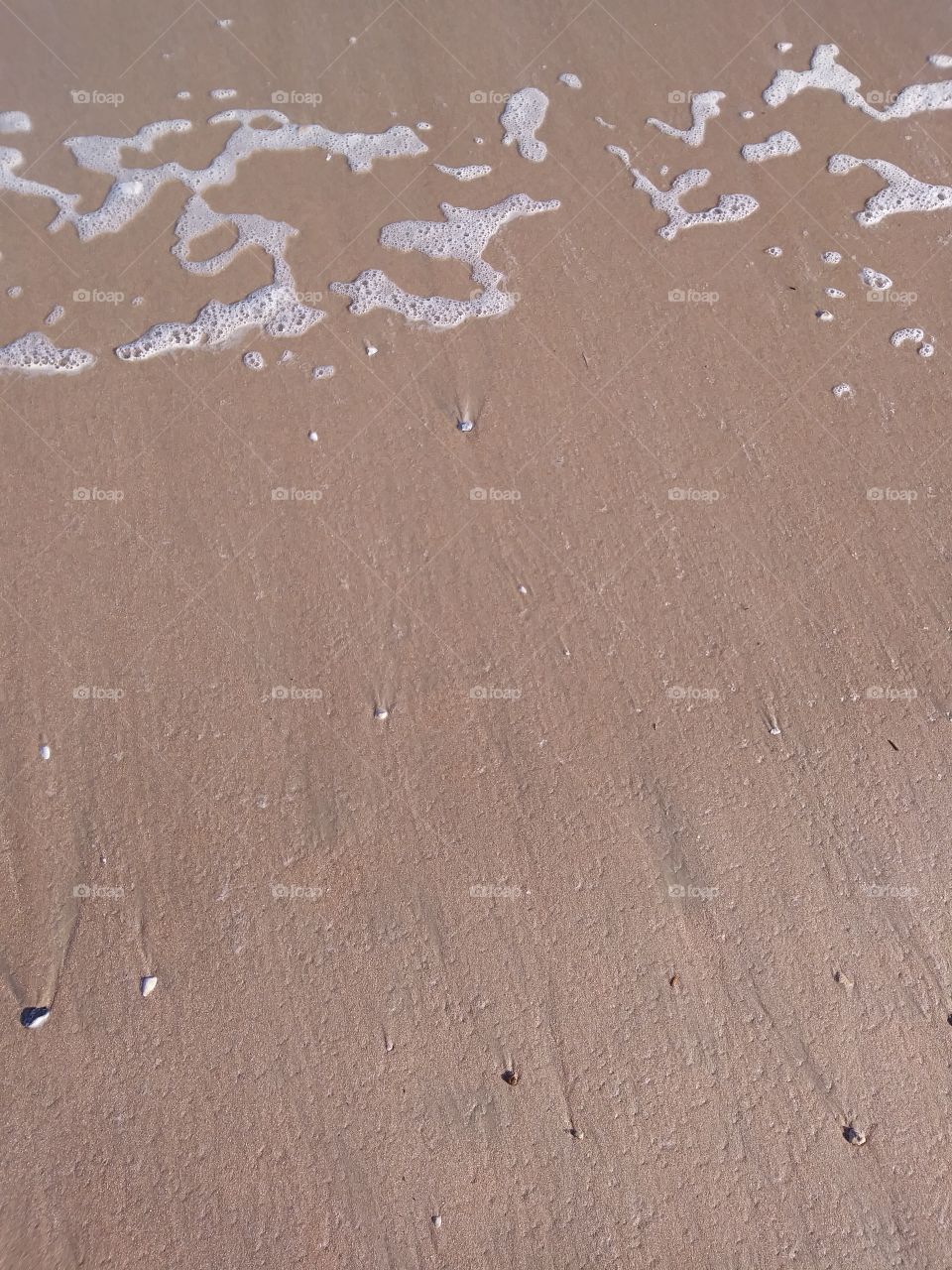 Shot of the ocean ride leaving beach