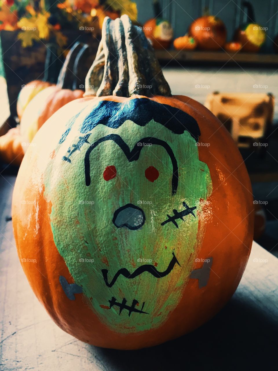 Pumpkinstein. Having some fall fun at Styers Orchard in Langhorne PA