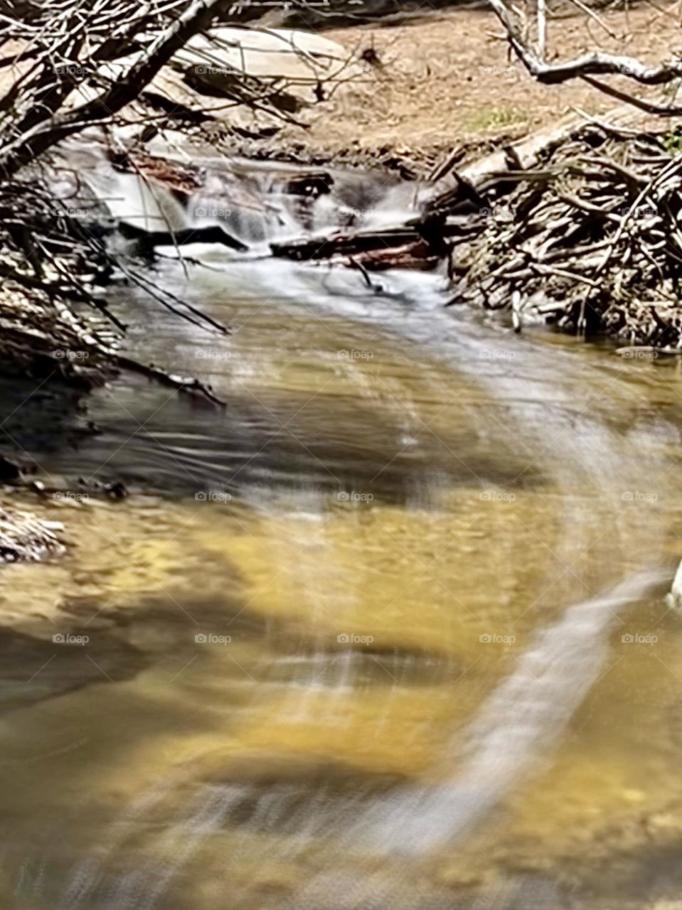 River Waterfall Flowing