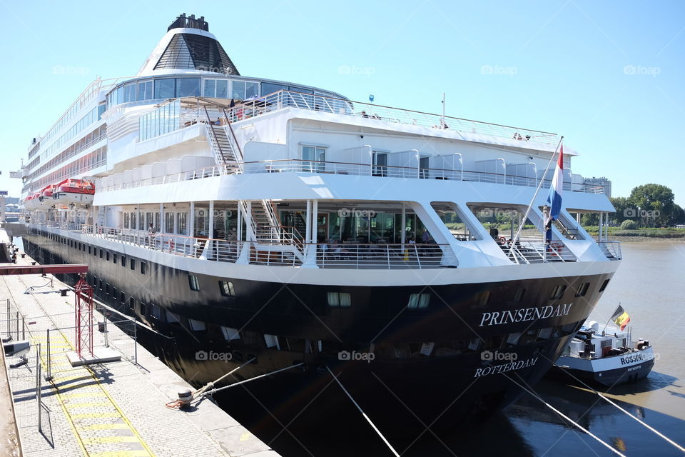 Cruiseship in Antwerp