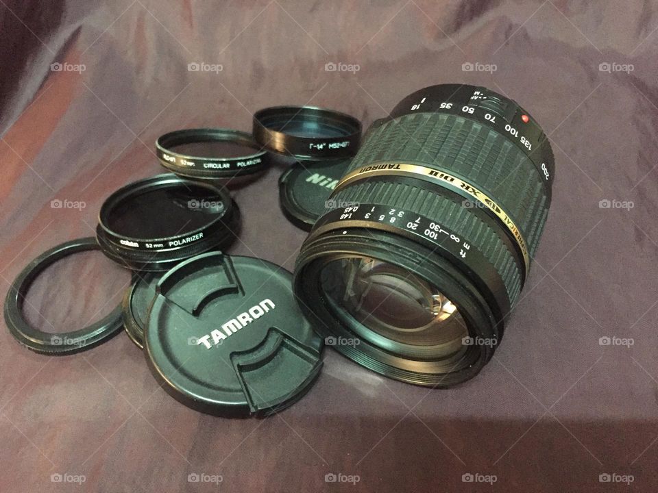 zoomlens with filters