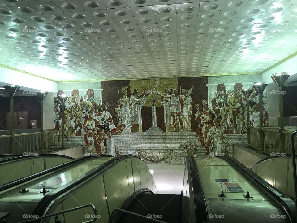 metro of St. Petersburg.