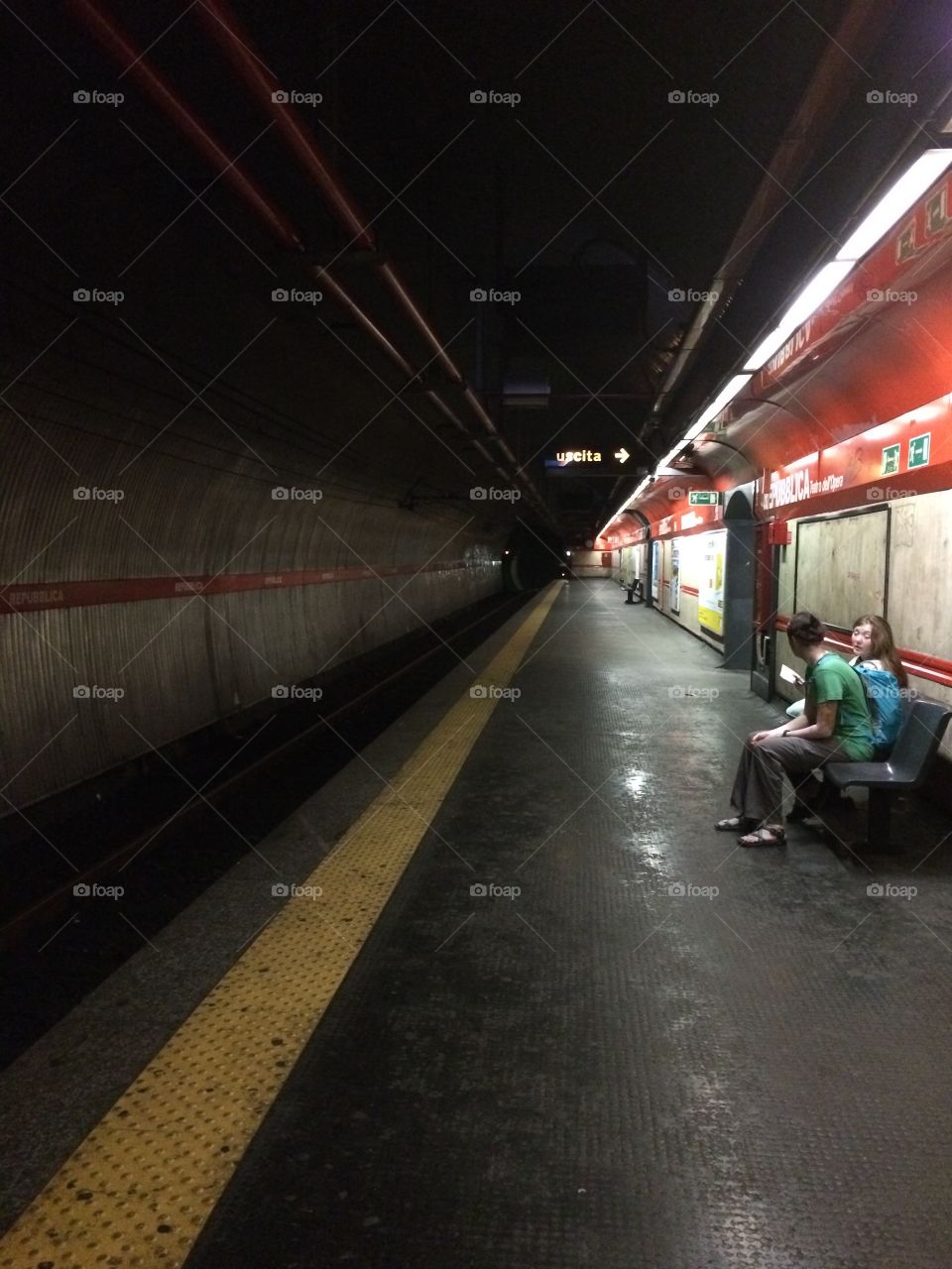 Subway System, Transportation System, Tunnel, Blur, Train