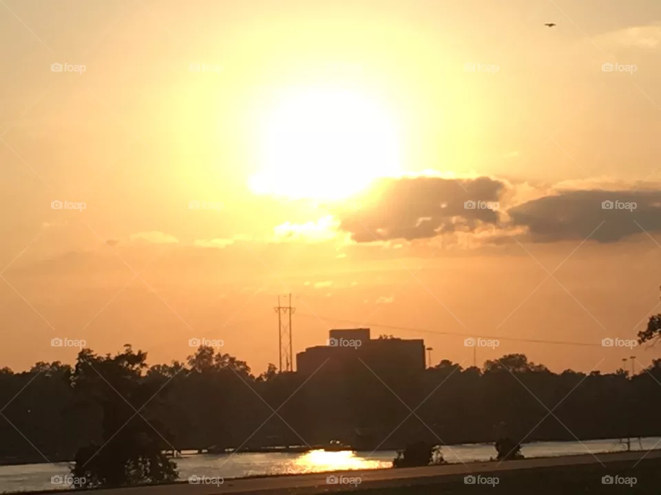 City sunset 