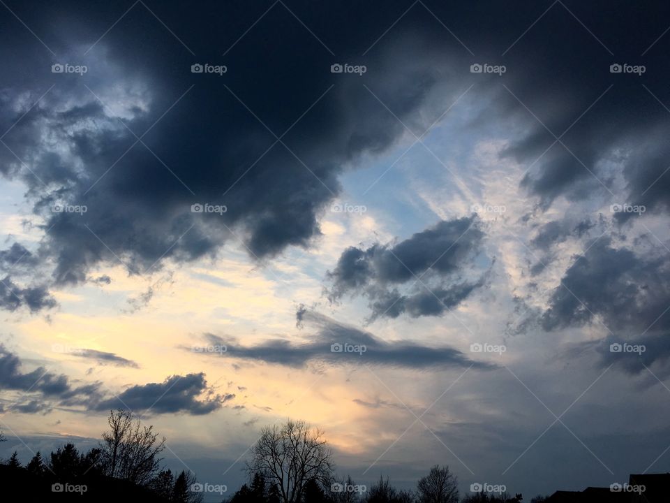 Storm clouds