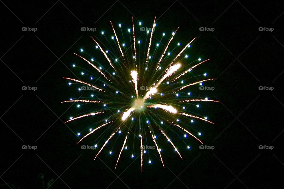 Fireworks, burning bright