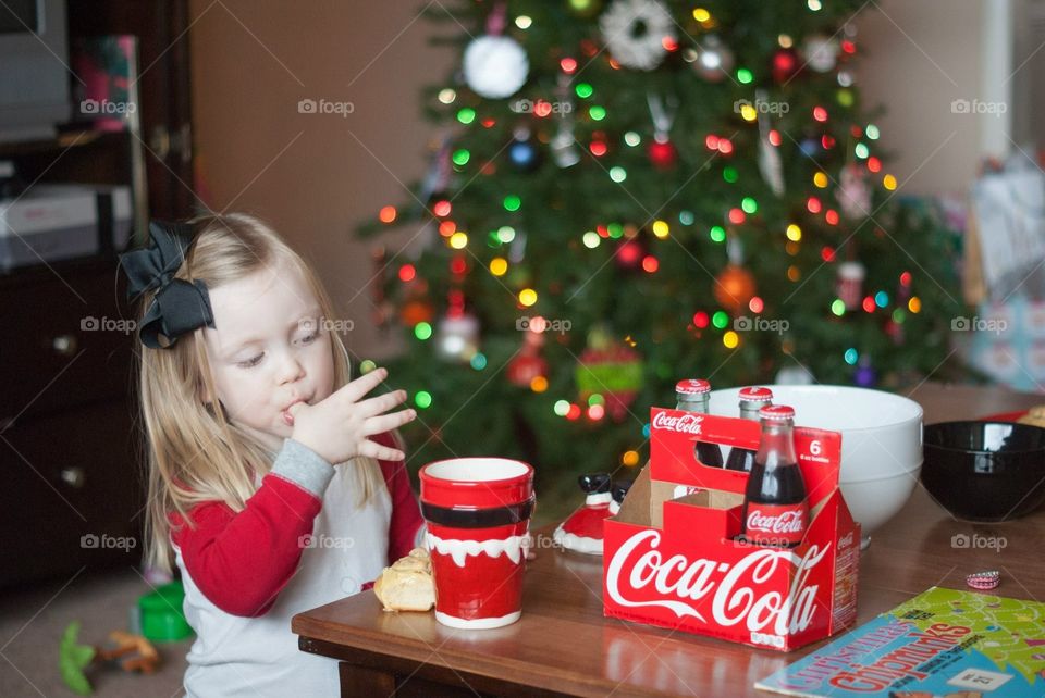 Christmas and Glass Bottle Cokes