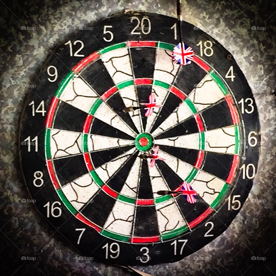 Real life decisions are like darts; aiming for the high score brings a higher chance of disaster! 
