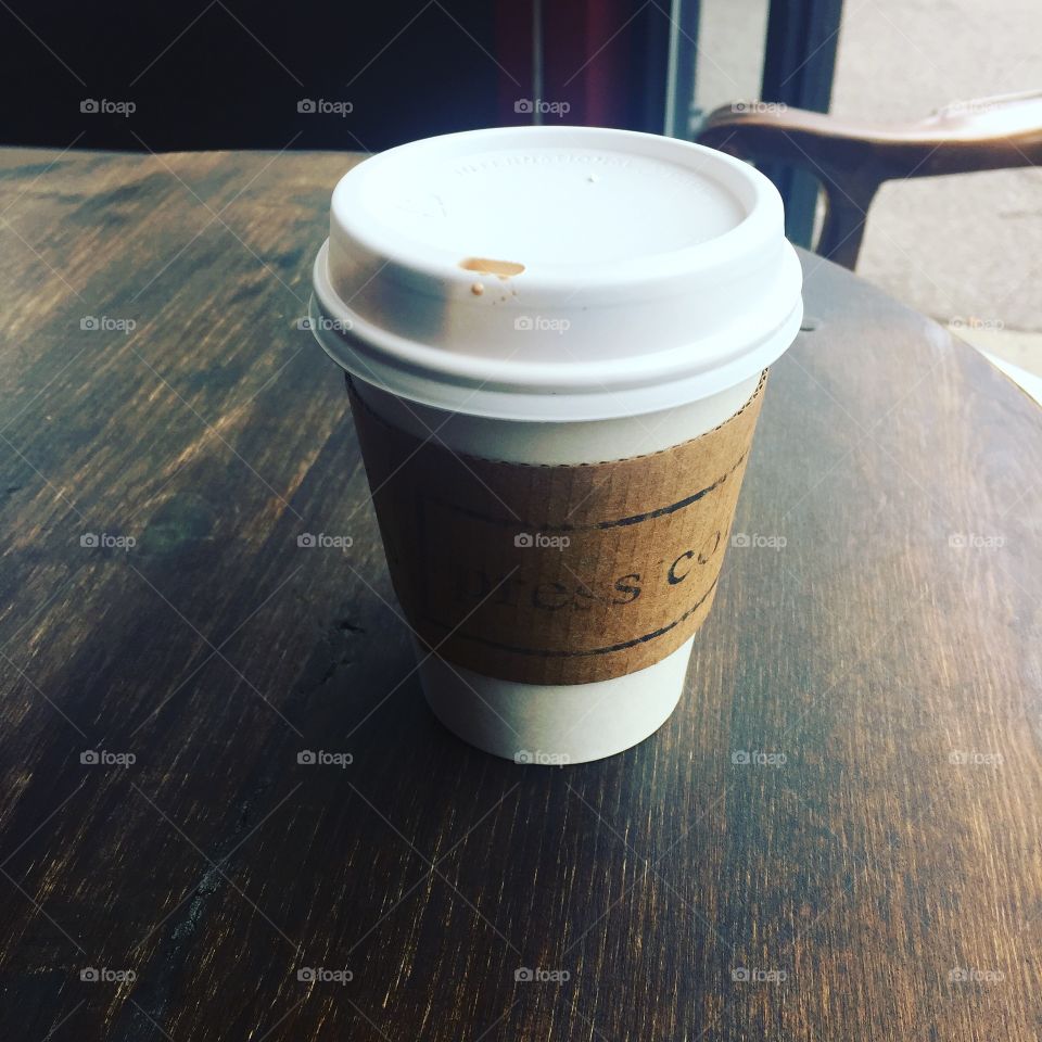 Coffee in the café