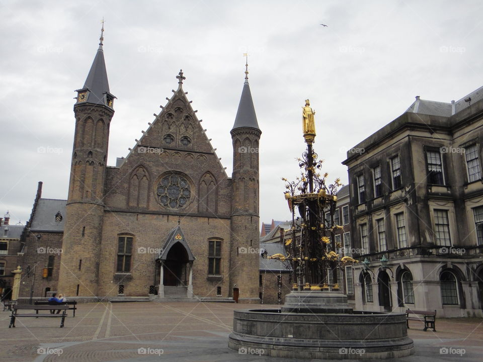 Ridderzaal, the main building of the Binnenhof in The Hague, The Netherlands