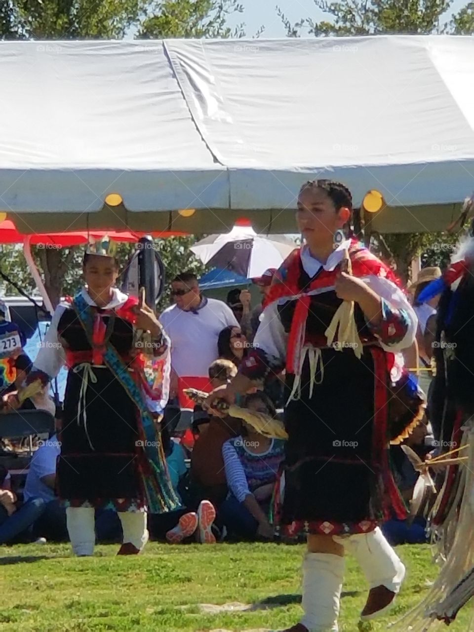 Native American dancers