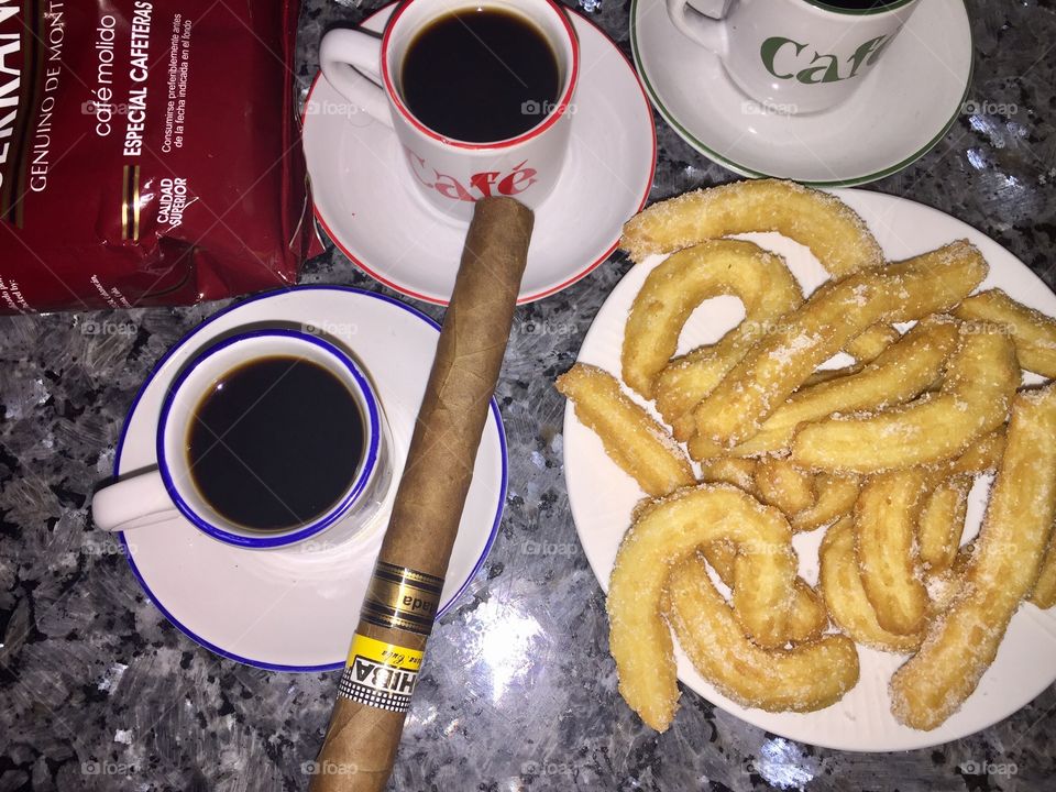 Coffee and churros 