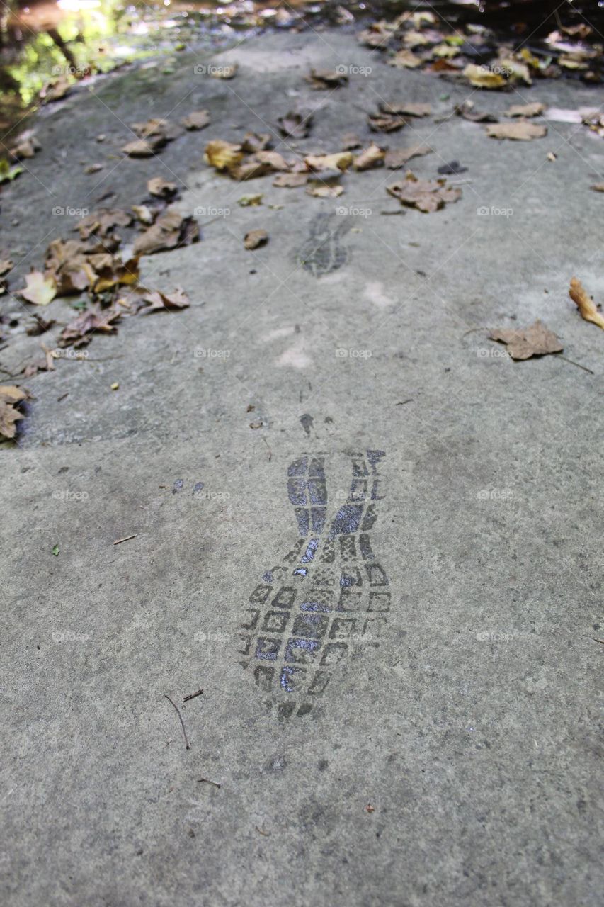 Temporary Shoeprint