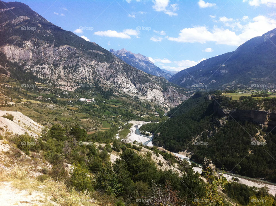 Scenic sight in Mont Dauphin in France