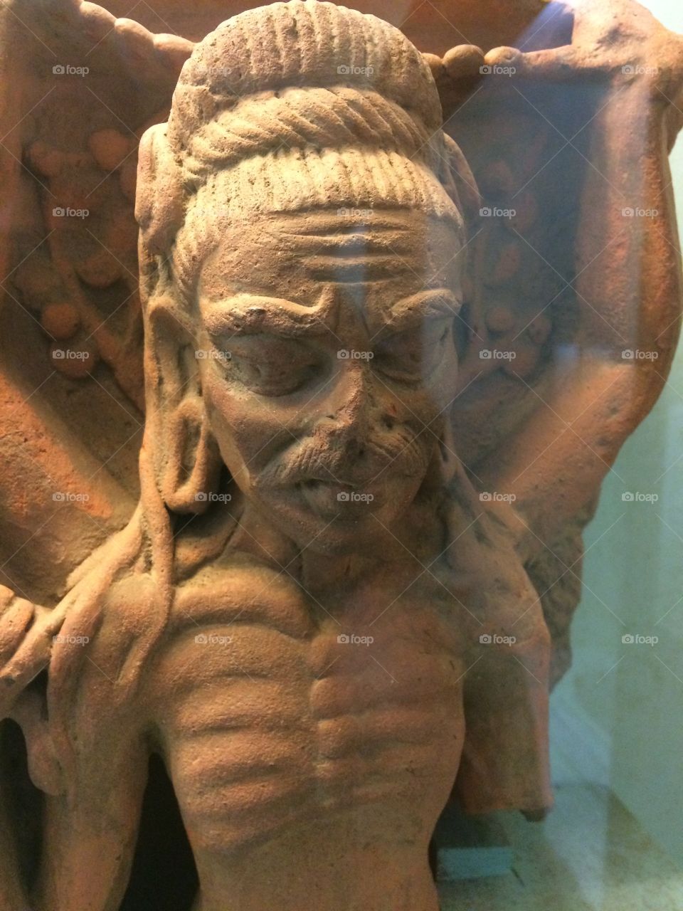 Ancient real shiva statue 