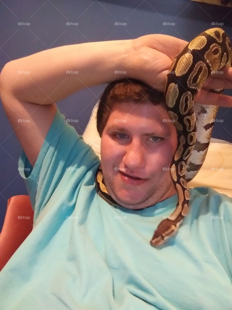 Clyde goofing around.