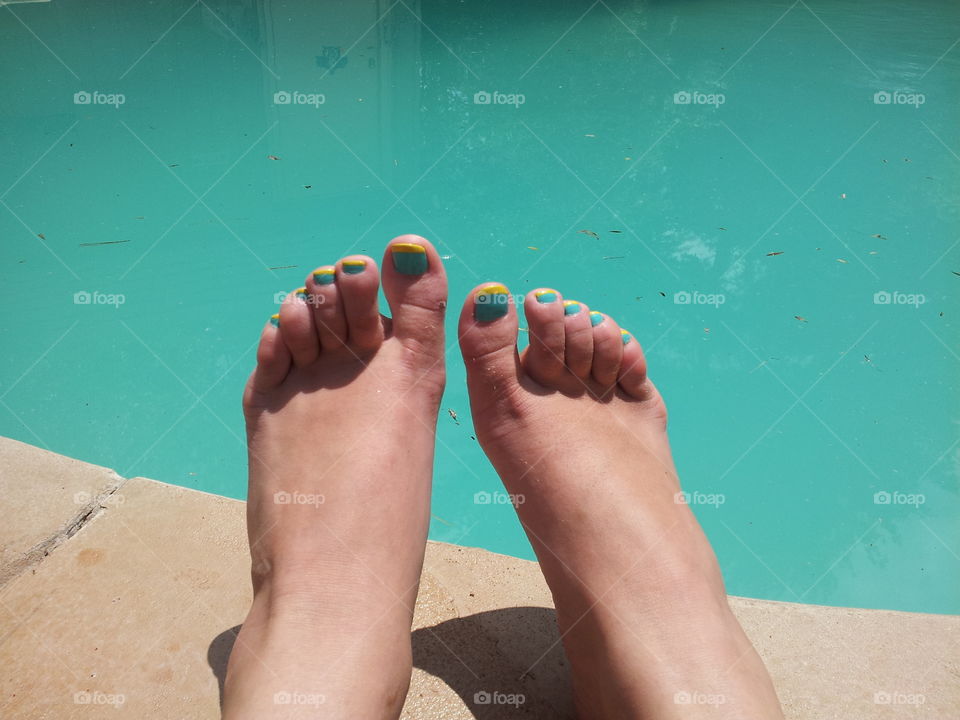 lazy days at the pool